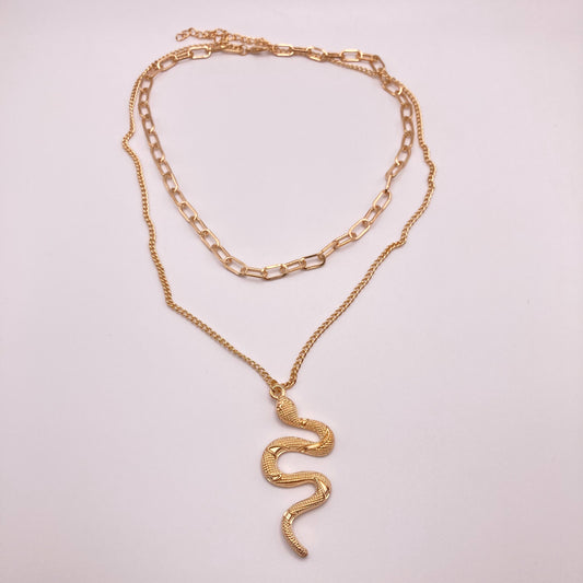 Snake Pendant Necklace